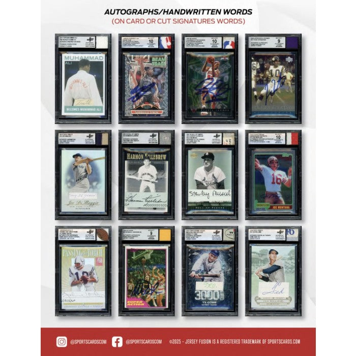 PRE ORDER - LATE DECEMBER - 2025 Jersey Fusion Legendary Collection Box