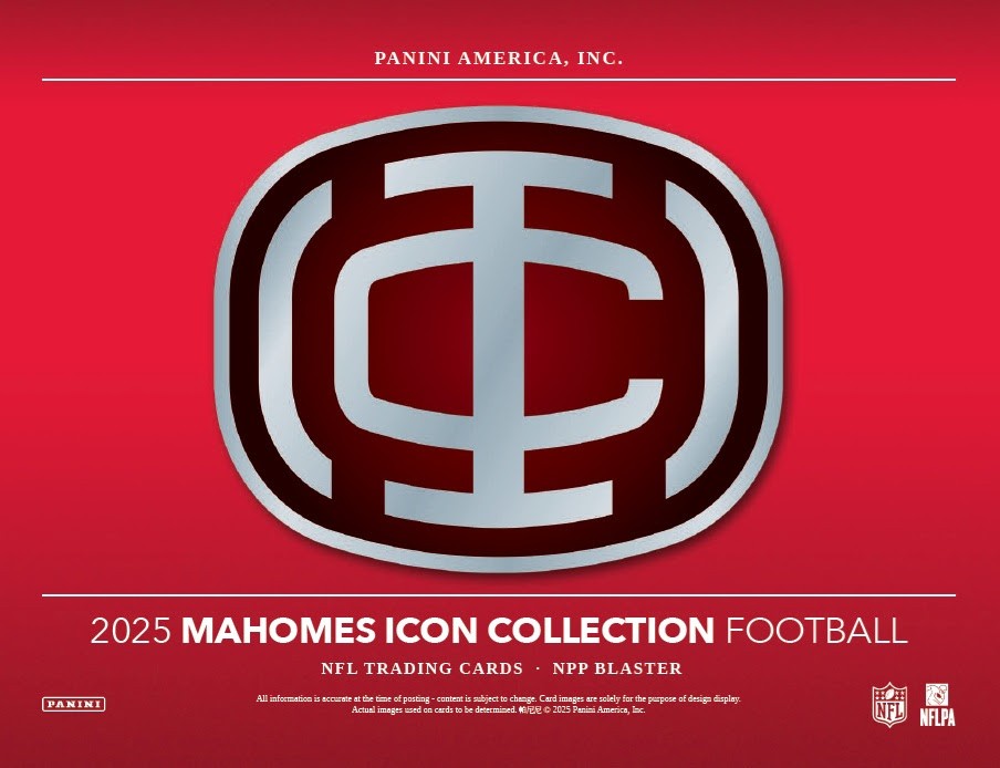 PRE ORDER - JANUARY 2026 - Panini 2025 Mahomes Icon Collection Football Blaster Box