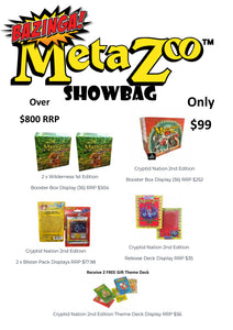Bazinga's Metazoo Showbag- Available for shipping from 1st Sept