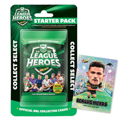 PRE ORDER - Shipping from February 26th - 2026 NRL League Heroes Starter Pack