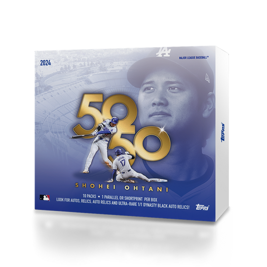 2024 Topps 50/50: Shohei Ohtani – 10-Pack Box