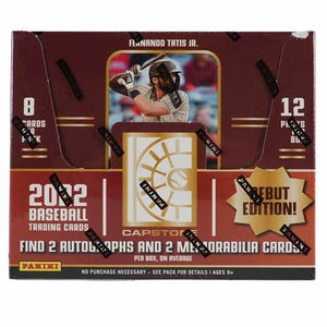 2022 PANINI CAPSTONE BASEBALL HOBBY BOX (12 PACKS)