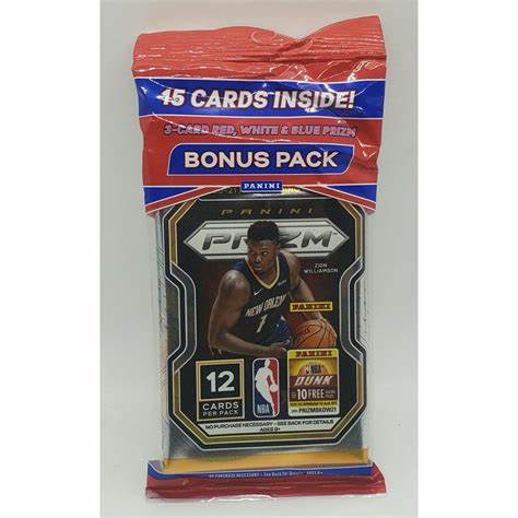 2020-21 Panini Prizm Basketball Cello Pack (15 CARDS)
