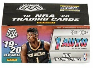 2019-20 Panini Mosaic NBA Basketball FAST BREAK Box (18 PACKS)