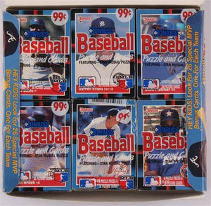 1988 Donruss Puzzle & Baseball Cards Wax Packs (15 CARDS)