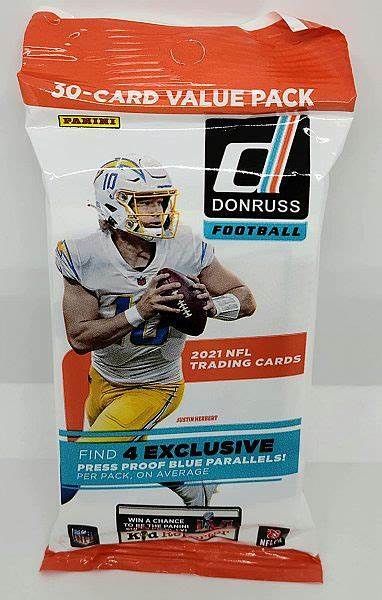 2021 Panini Donruss Football Value Pack (30 CARDS)