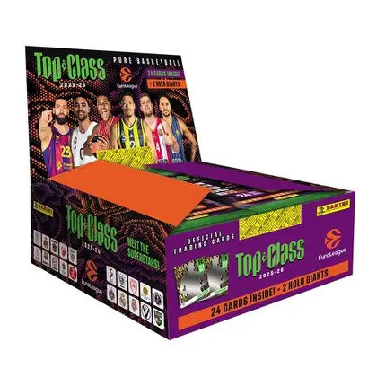 Panini 2025-26 - Top Class Euro League Fat Packs Box