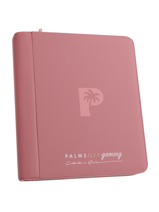 Collector's Series Top Loader Zip Binder - 4 Pocket - Pink
