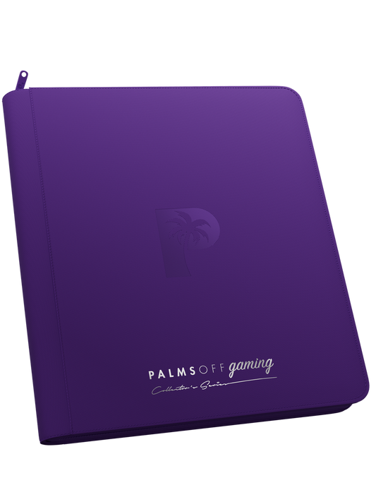 Collector's Series 12 Pocket Zip Binder - Purple