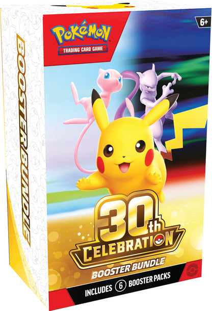 PRE-ORDER COMING SOON: Pokémon TCG: 30th Celebration Booster Bundle