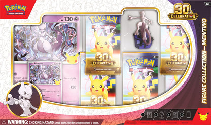 PRE-ORDER COMING SOON: Pokémon TCG: 30th Celebration Figure Collection - Mew / Mewtwo