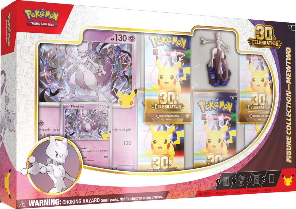 PRE-ORDER COMING SOON: Pokémon TCG: 30th Celebration Figure Collection - Mew / Mewtwo