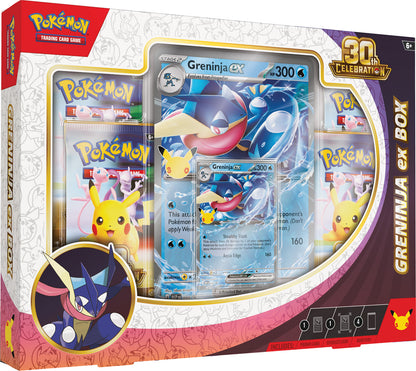PRE-ORDER COMING SOON: Pokemon TCG: 30th Celebration Sylveon ex Box / Greninja ex Box