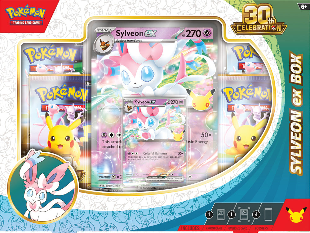 PRE-ORDER COMING SOON: Pokemon TCG: 30th Celebration Sylveon ex Box / Greninja ex Box