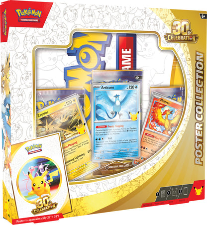 PRE-ORDER COMING SOON: Pokémon TCG: 30th Celebration Poster Collection
