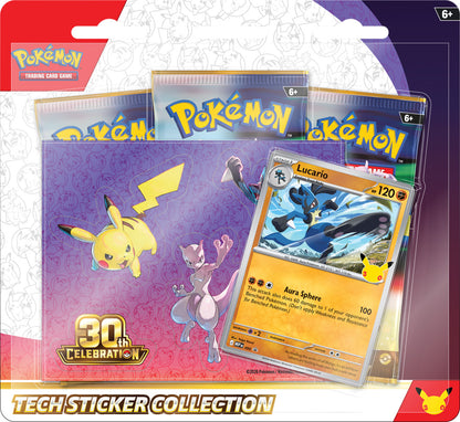 PRE-ORDER COMING SOON: Pokémon TCG: 30th Celebration Tech Sticker Collection