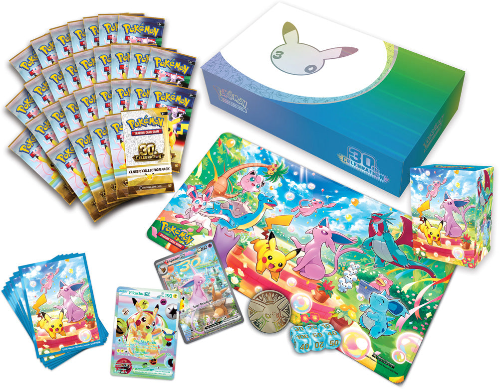 PRE-ORDER COMING SOON: Pokémon TCG: 30th Celebration Ultra-Premium Collection Day