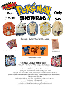 Bazinga's Pokemon Showbag 2- Available for shipping from 1st Sept