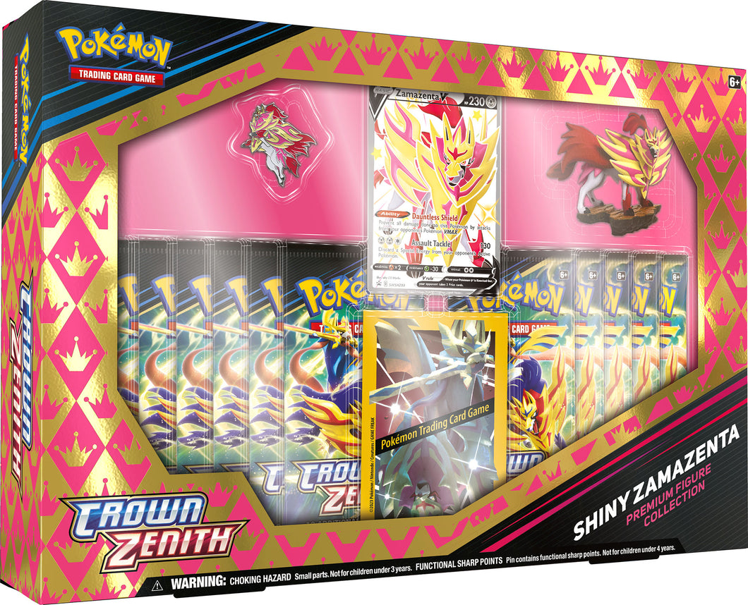 Pokémon TCG: Crown Zenith Premium Figure Collection – Shiny Zamazenta