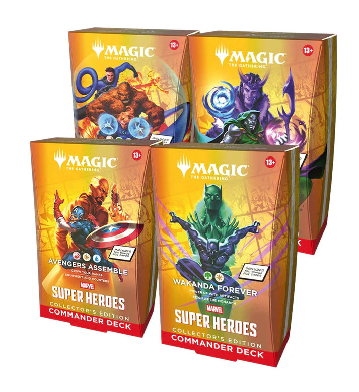 PRE ORDER LATE JUNE - Magic: The Gathering - Marvel Super Heroes-  Collector Commander Deck