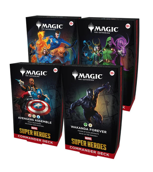 PRE ORDER LATE JUNE - Magic: The Gathering-  Marvel Super Heroes - Commander Deck