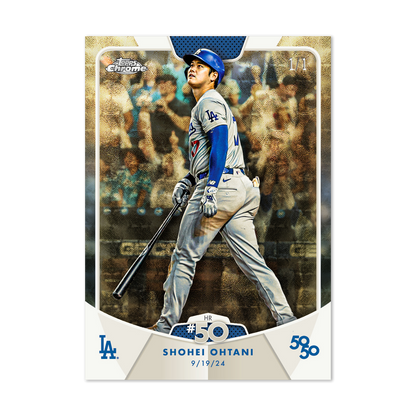 2024 Topps 50/50: Shohei Ohtani – 10-Pack Box