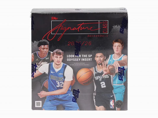 PRE ORDER LATE JULY - 2025-26 Topps Signature Class Basketball Mega Box