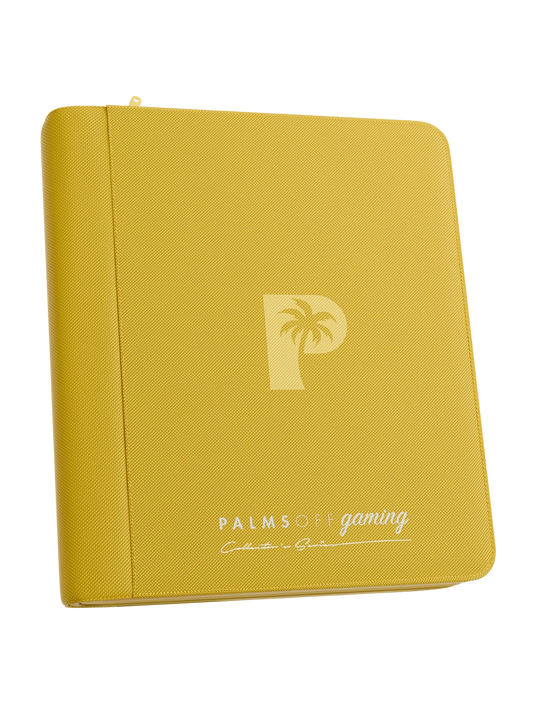Collector's Series Top Loader Zip Binder - 4 Pocket - Yellow