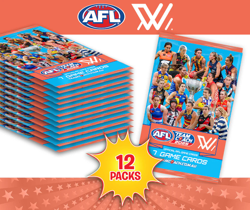 AFLW Teamcoach 2025 Game Card Single Pack