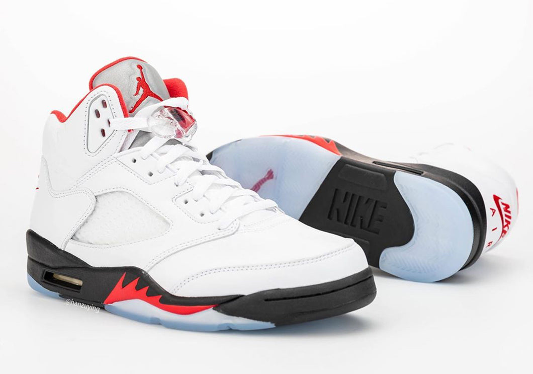 AIR JORDAN 5 “FIRE RED” SILVER TONGUE 2020 - SIZE 13