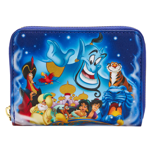 Loungefly - Aladdin (1992) - 30th Anniversary 4” Faux Leather Zip-Around Wallet