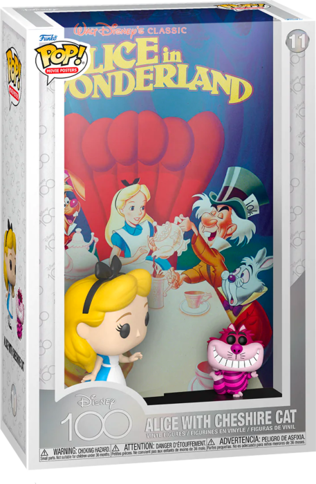 Alice in Wonderland (1951) - Alice with Cheshire Cat Disney 100th Pop! Movie Posters Vinyl Figure