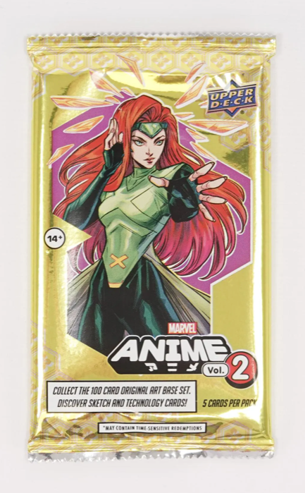 2023 Upper Deck Marvel Anime Volume 2 Hobby pack (5 Cards)