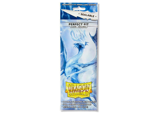 Dragon Shield: Perfect Fit Inner Sleeves – Sealable – Clear