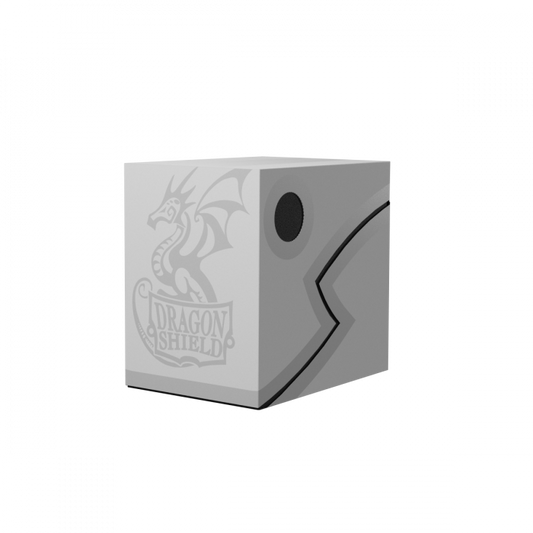 Dragon Shield: Deck Box – Double Shell – Ashen White/Black