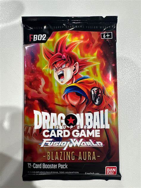 Dragon Ball Super Card Game Fusion World Blazing Aura Booster Pack FB02