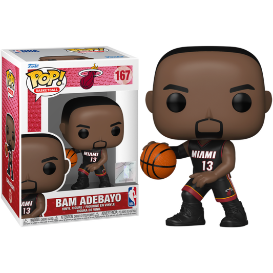 NBA Basketball - Bam Adebayo Miami Heat Pop! Vinyl Figure #167