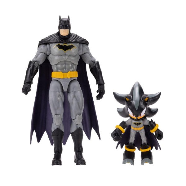 DC X Sonic the Hedgehog - Shadow and Batman Action Figure 2-Pack