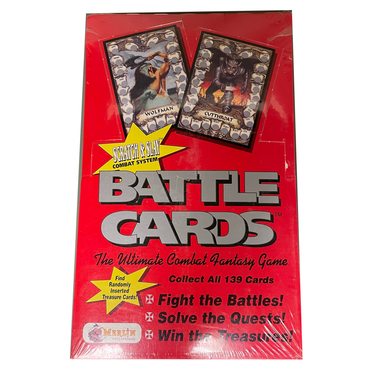 1993 Merlin Collection Battle Cards Box