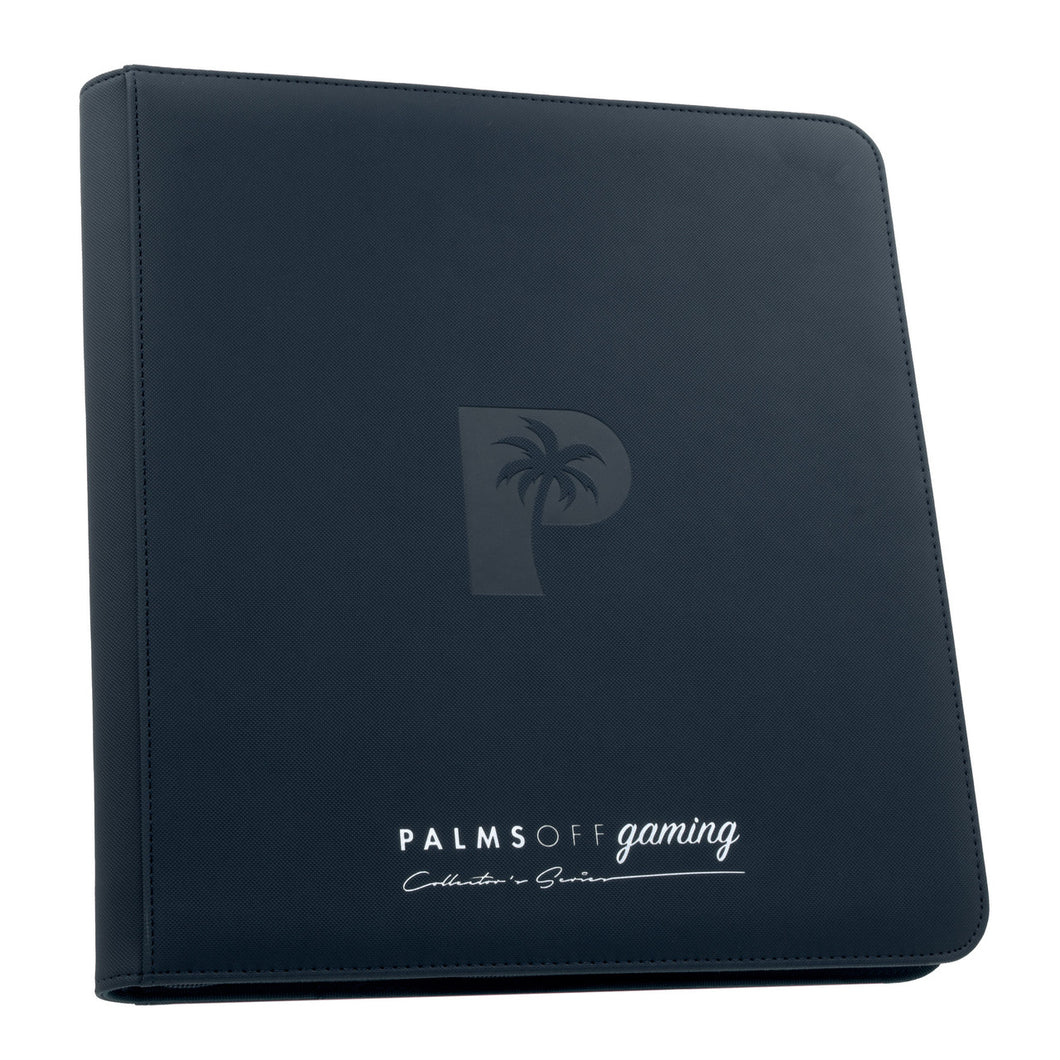 PALMS OFF - Collector's Series 12 (480) Pocket Zip Trading Card Binder - NAVY