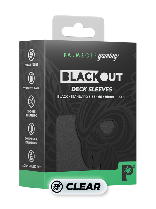 Blackout Deck Sleeves - Standard Size - Assorted Colors