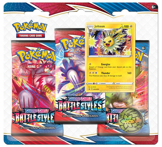 Battle Styles 3 Pack Blister [Jolteon] - SWSH05: Battle Styles (SWSH05)