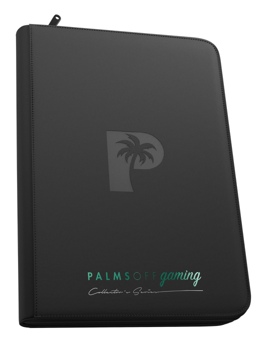 Palms Off - Collector's Series Top Loader Zip Binder - 9 Pocket - Black