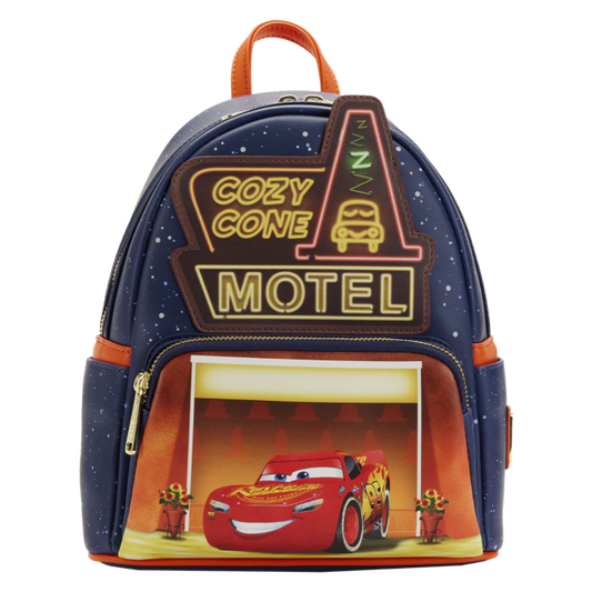 Cars - Cozy Cone Glow in the Dark 10” Faux Leather Mini Backpack