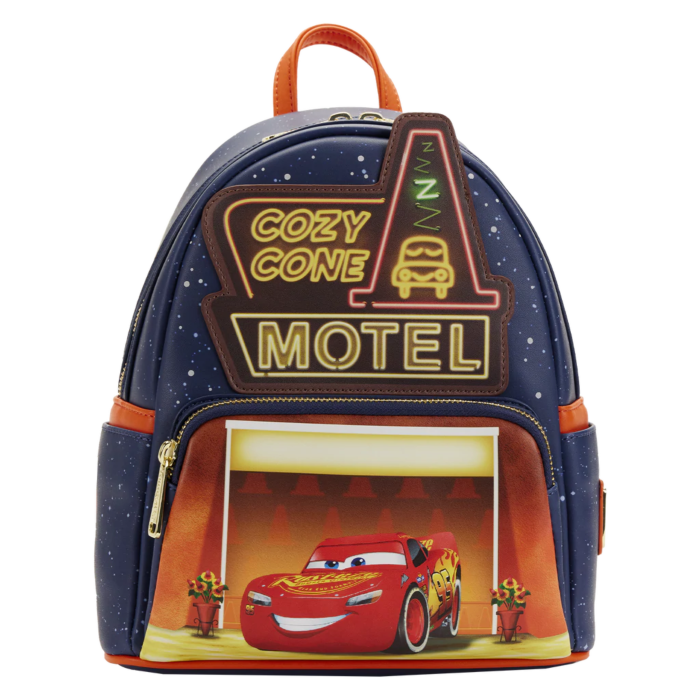 Cars - Cozy Cone Glow in the Dark 10” Faux Leather Mini Backpack