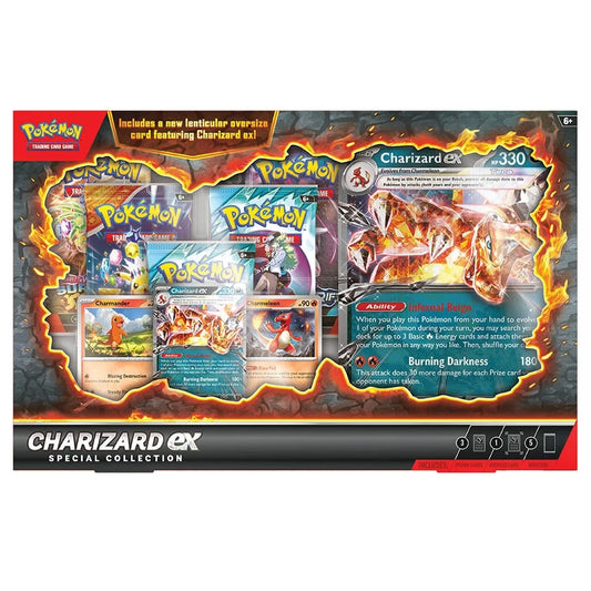 PRE ORDER EARLY AUGUST - Pokemon Trading Card Game: Charizard Ex Special Collection