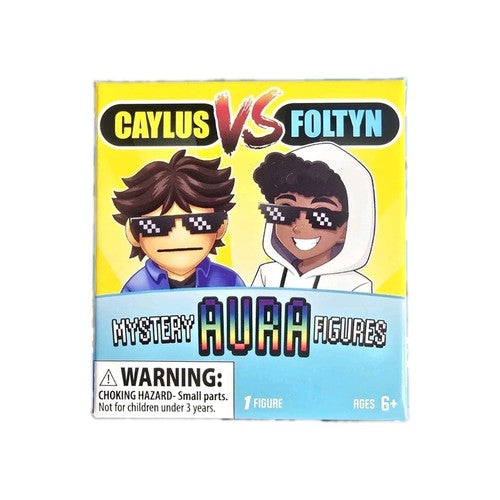 Caylus Vs Foltyn Mystery Aura Mini Figures – Blind Box Collectible, 3” (Assorted)