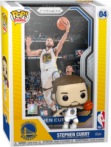 NBA Basketball - Stephen Curry Pop! Trading Cards Vinyl Figure with Protector Case