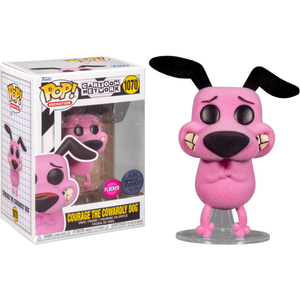 Funko Pop! - Courage the Cowardly Dog - Courage the Cowardly Dog Flocked Pop! Vinyl Figure #1070