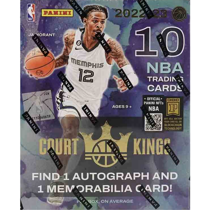 2022/23 Panini Court Kings Basketball Trading Cards Hobby Box
